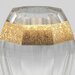 Vaza Moser din cristal in maniera Art Deco cu friza aurita